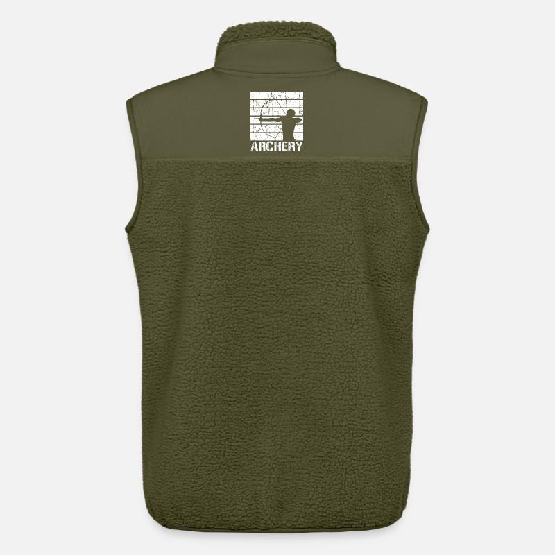 Lustiges Bogenschießen - Unisex Sherpaweste von Stanley/Stella - Khaki