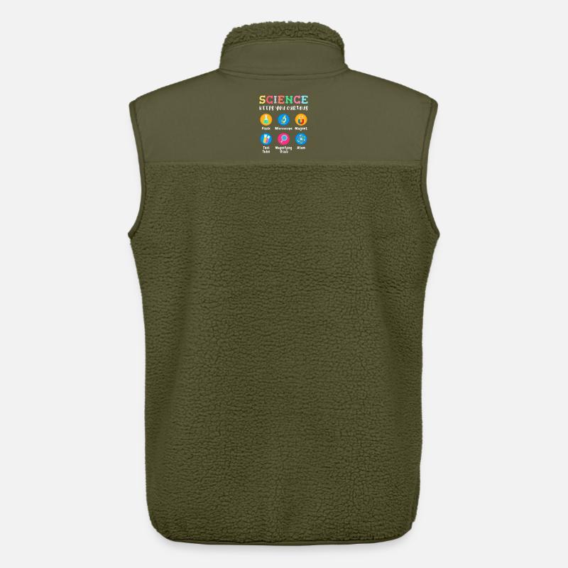 Wissenschaft macht neugierig - Unisex Sherpaweste von Stanley/Stella - Khaki