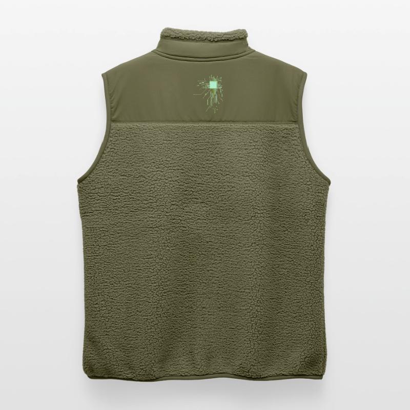 board core cpu computer nerd pc humor geek code Unisex Sherpa Gilet by Stanley/Stella