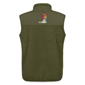 30TH ANNIVERSARY LIMITED EDITION 1996 - Unisex Sherpa Gilet by Stanley/Stella - khaki - Back - AI Model Male 178 light (178cm)