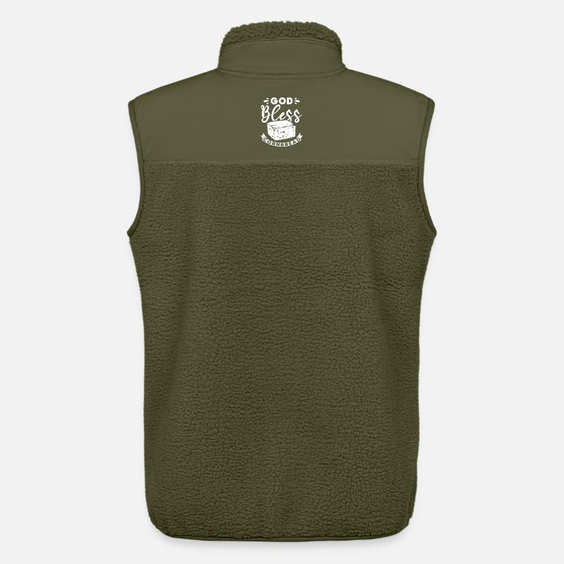 Gott segne das Maisbrot - Unisex Sherpaweste von Stanley/Stella - Khaki