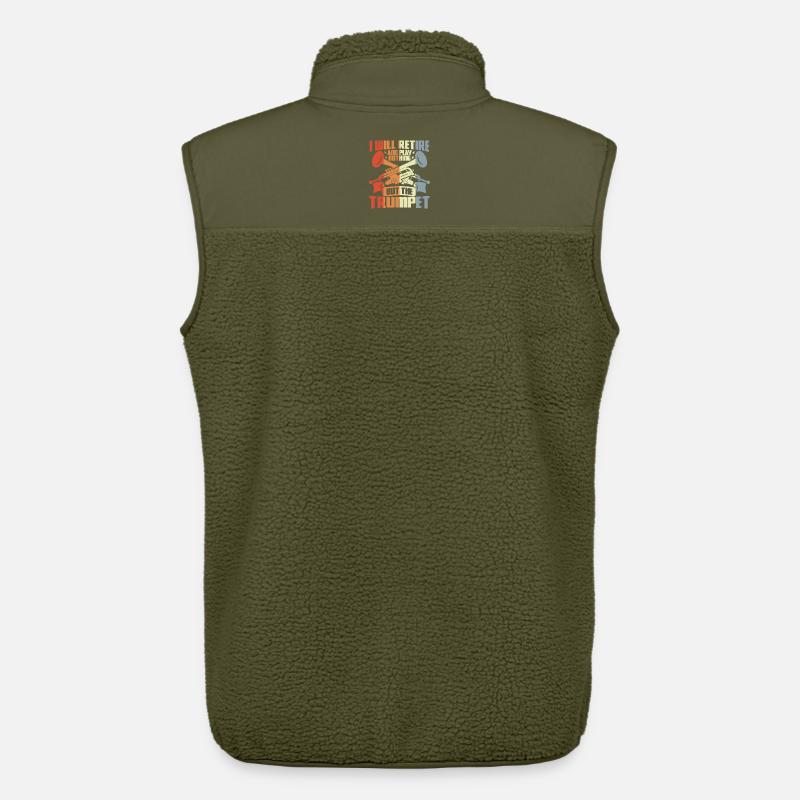 Pensionierter Trompeter - Unisex Sherpaweste von Stanley/Stella - Khaki