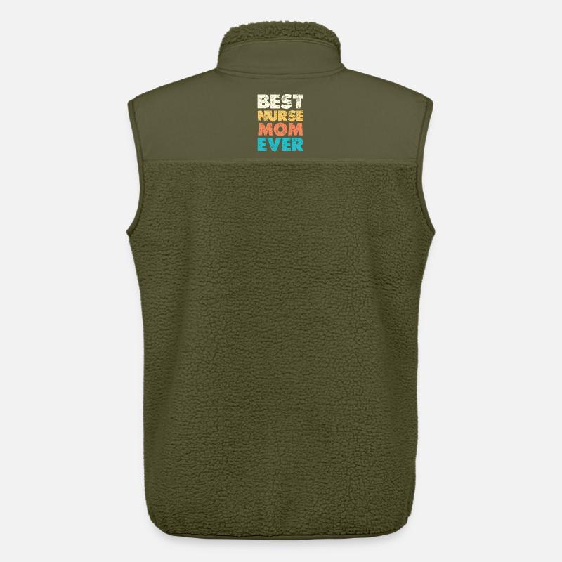Beste Krankenschwester Mama - Unisex Sherpaweste von Stanley/Stella - Khaki