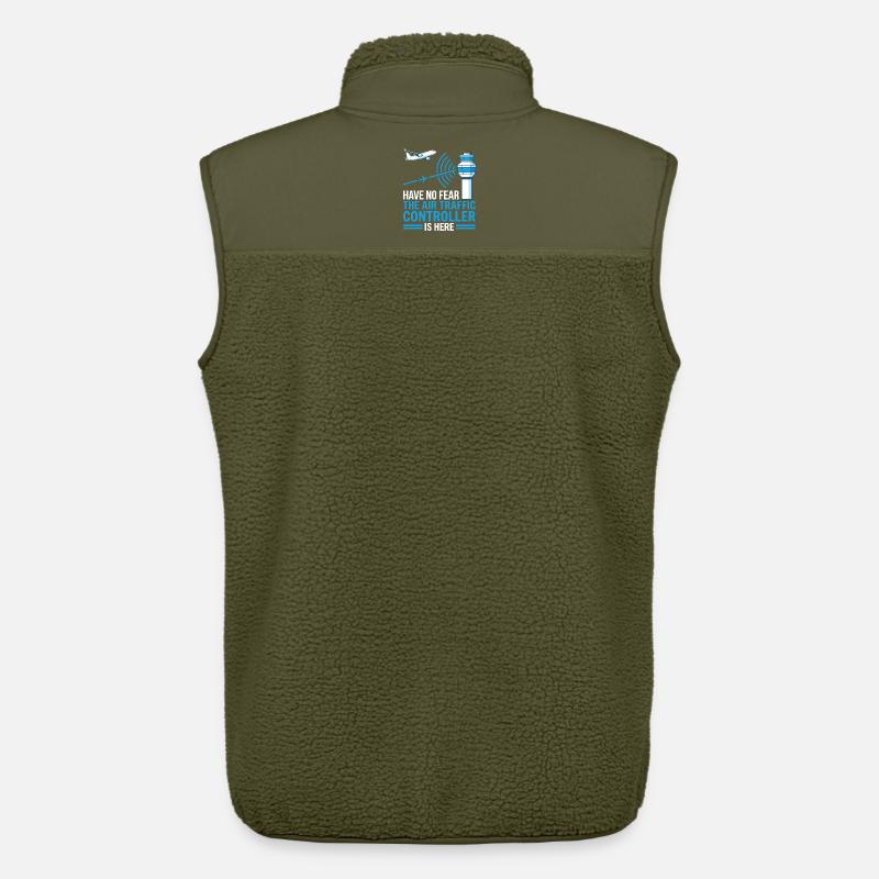 Air Traffic Controller Fluglotse Geschenk - Unisex Sherpaweste von Stanley/Stella - Khaki