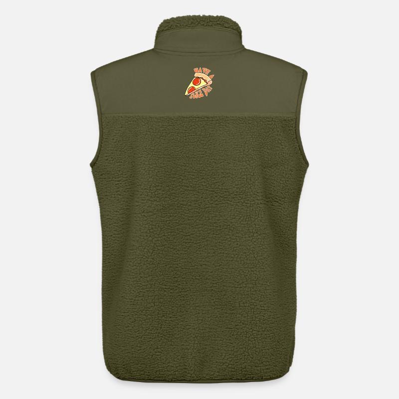Pizza - Unisex Sherpaweste von Stanley/Stella - Khaki