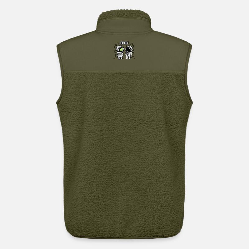 Bless you! - Unisex Sherpaweste von Stanley/Stella - Khaki
