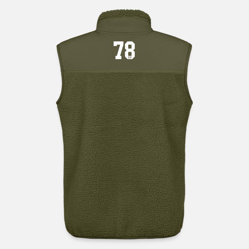 78 EST Bold Typography - Unisex Sherpaweste von Stanley/Stella - Khaki