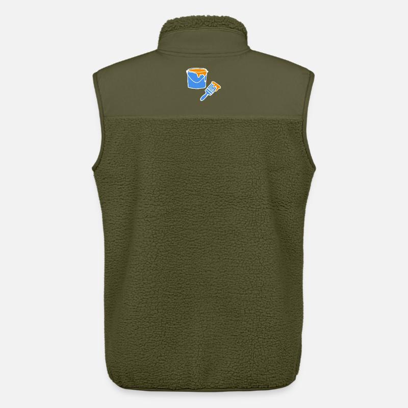 Painter Painter Painter - Unisex Sherpa Gilet by Stanley/Stella - khaki