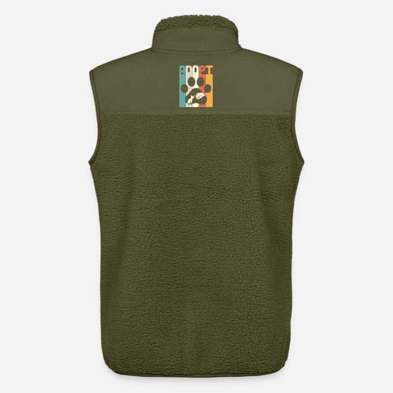 Adopt Cat - Unisex Sherpaweste von Stanley/Stella - Khaki
