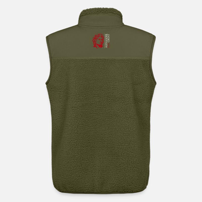 Alexander der Große Rote Büste - Unisex Sherpaweste von Stanley/Stella - Khaki