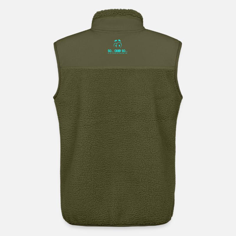 So...Oder So: Hässlicher Vogel - Türkis - Unisex Sherpaweste von Stanley/Stella - Khaki