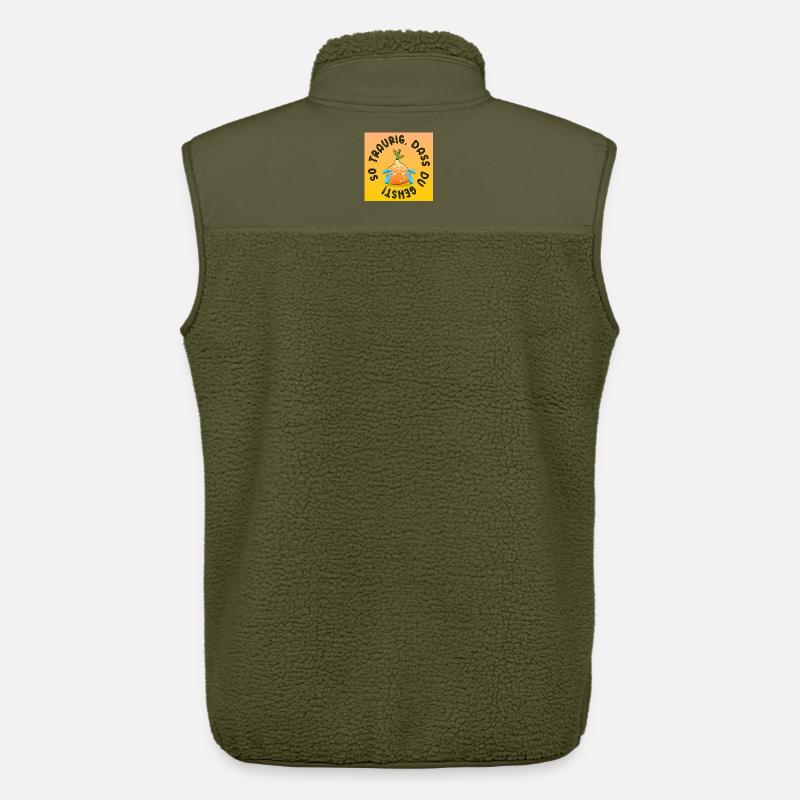 TRAURIGER ABSCHIED ORANGEN - Unisex Sherpaweste von Stanley/Stella - Khaki