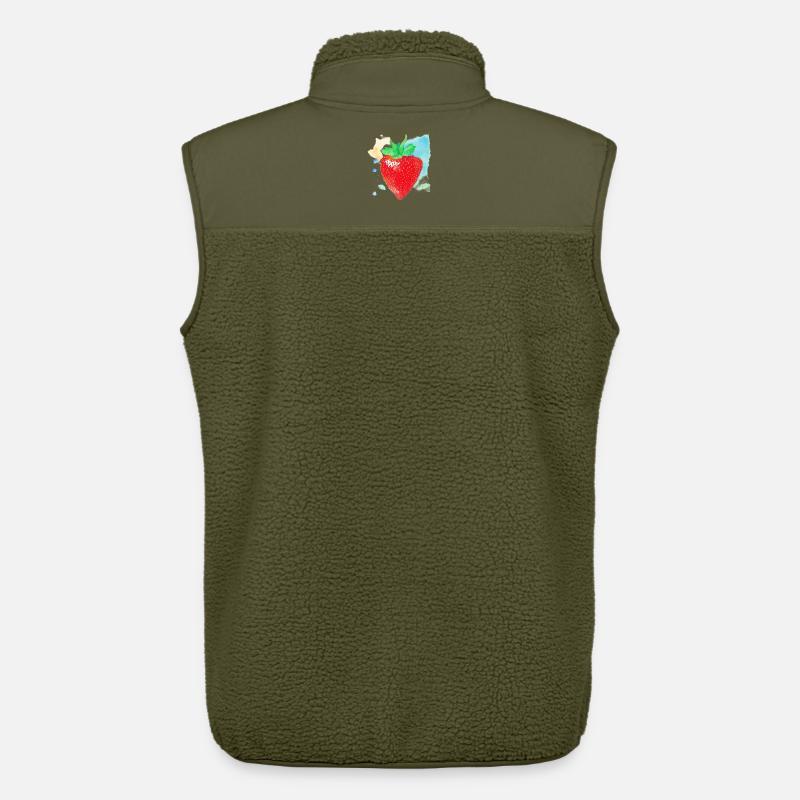 Erdbeere - Unisex Sherpaweste von Stanley/Stella - Khaki