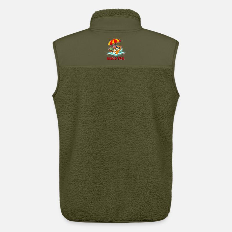 Strandzeit 3 - Unisex Sherpaweste von Stanley/Stella - Khaki