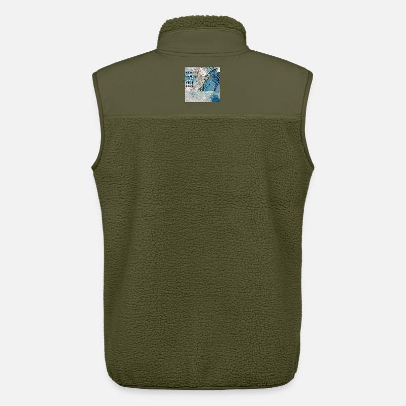 BLÜTEN-VIBE - Unisex Sherpaweste von Stanley/Stella - Khaki