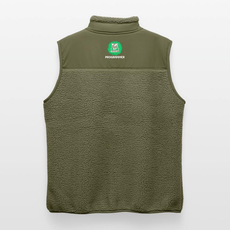 Computer Developer Programmer Computer Geek Unisex Sherpa Gilet by Stanley/Stella