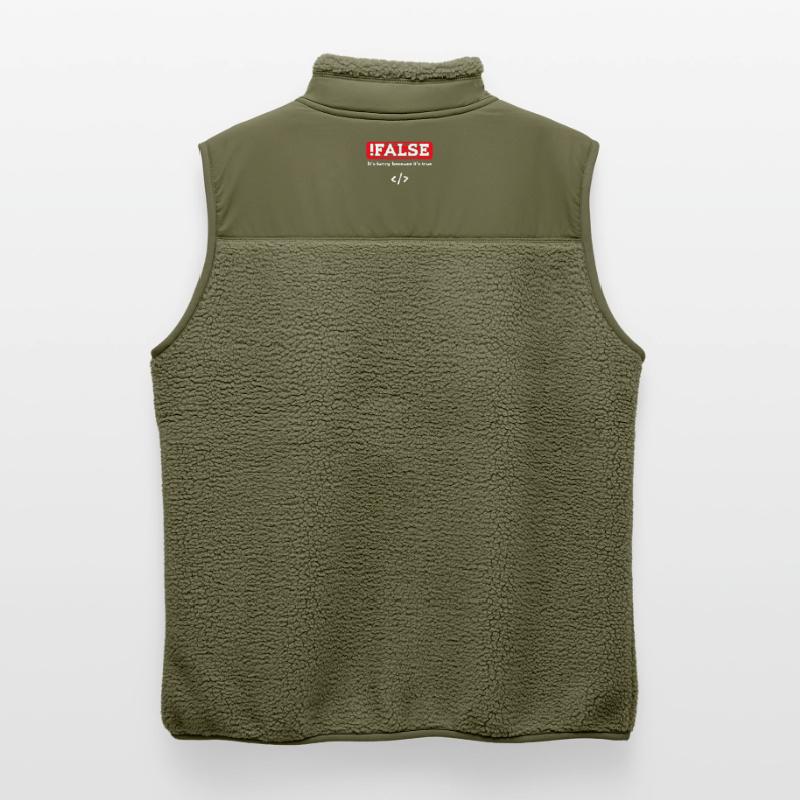 Debug Scripting Statement Developer Code Nerd Unisex Sherpa Gilet by Stanley/Stella