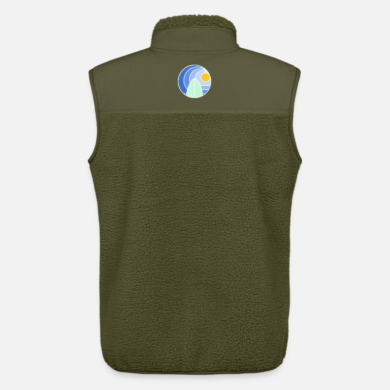 Surf Sundowner II (white) - Unisex Sherpaweste von Stanley/Stella - Khaki