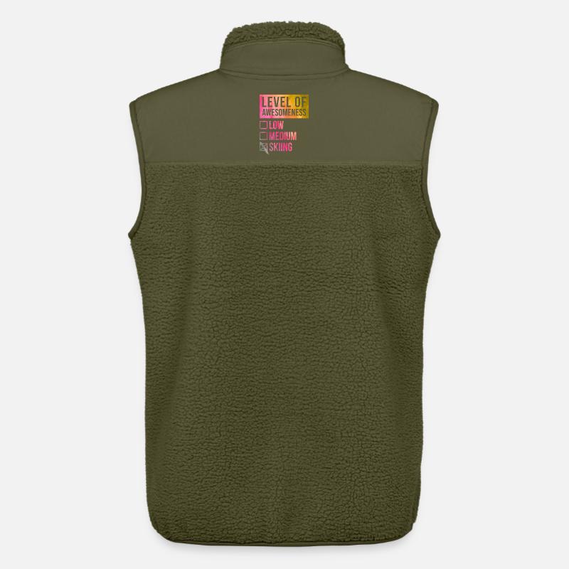 Ski - Unisex Sherpa Gilet by Stanley/Stella - khaki