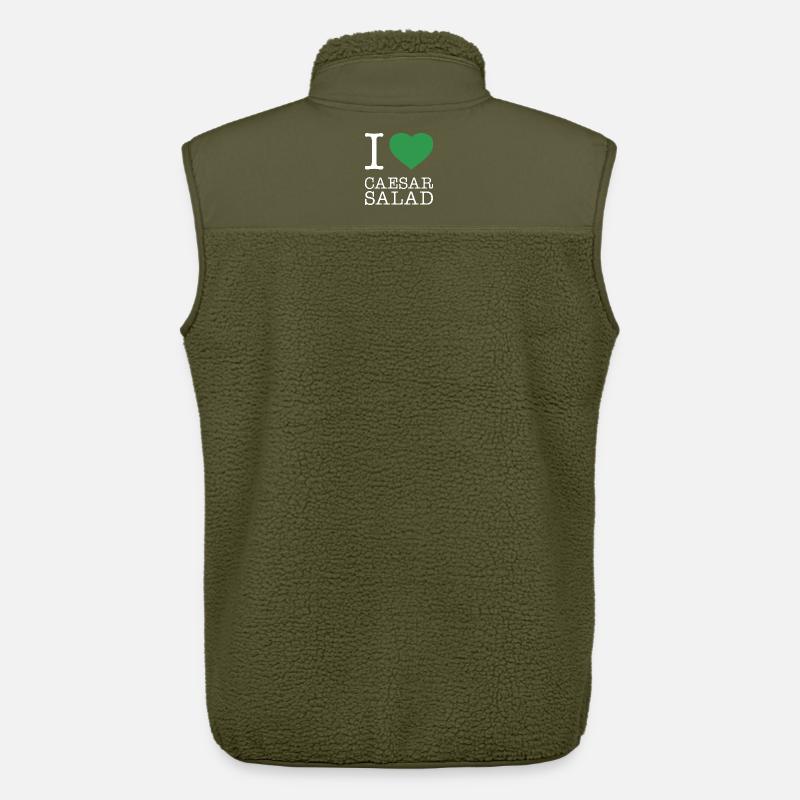 I LOVE CAESAR SALAD - Unisex Sherpaweste von Stanley/Stella - Khaki