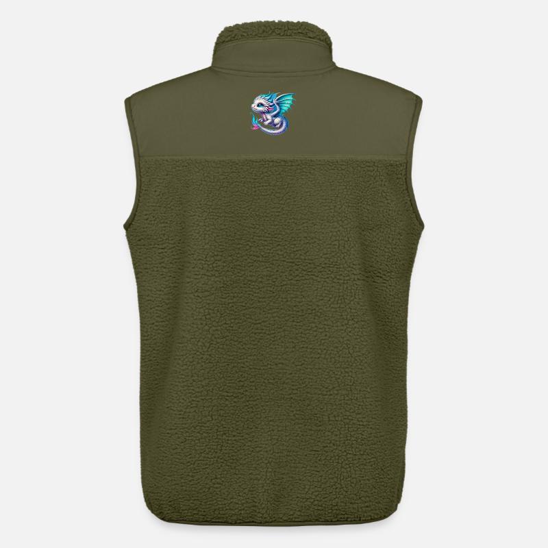 Drache - Unisex Sherpaweste von Stanley/Stella - Khaki