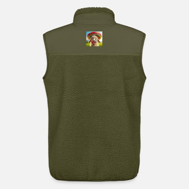 Schaf mit Sombrero - Unisex Sherpaweste von Stanley/Stella - Khaki