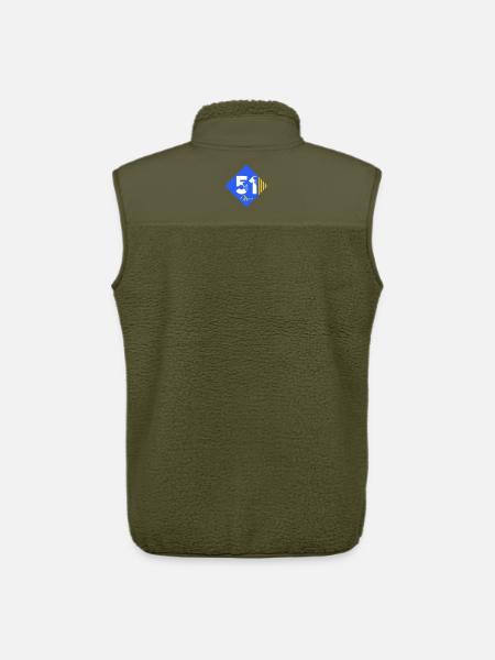 51 - Unisex Sherpa Gilet by Stanley/Stella - khaki