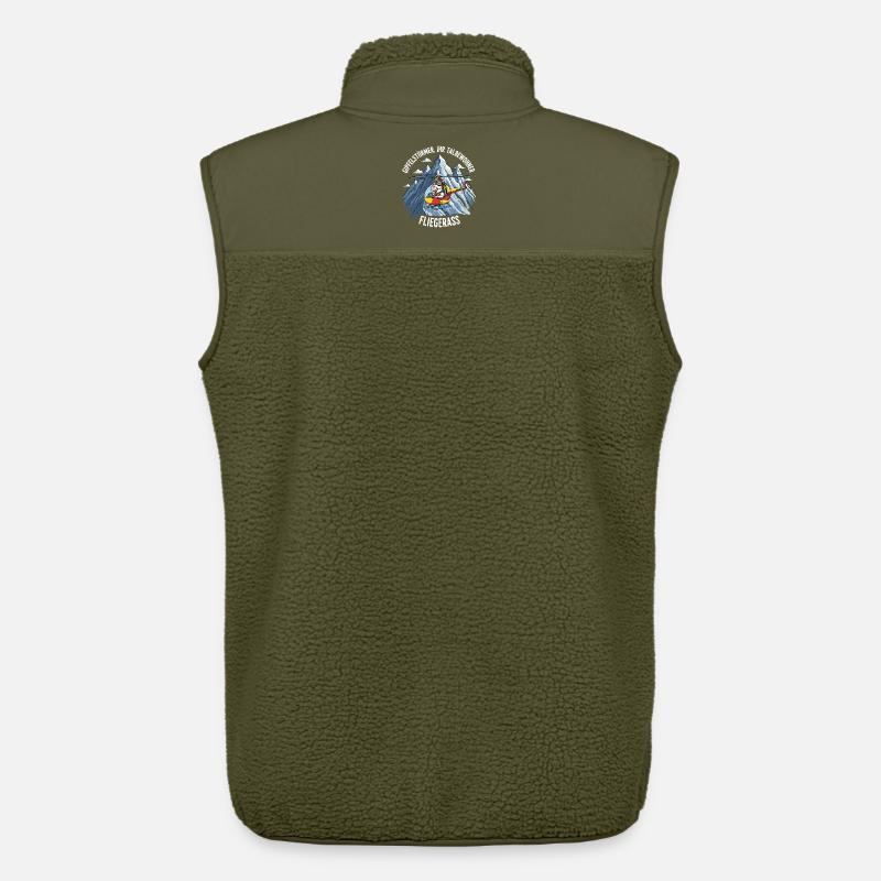 Einhorn-Pilot - Unisex Sherpaweste von Stanley/Stella - Khaki