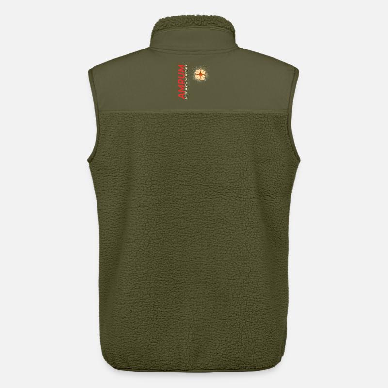 Amrum - Unisex Sherpaweste von Stanley/Stella - Khaki