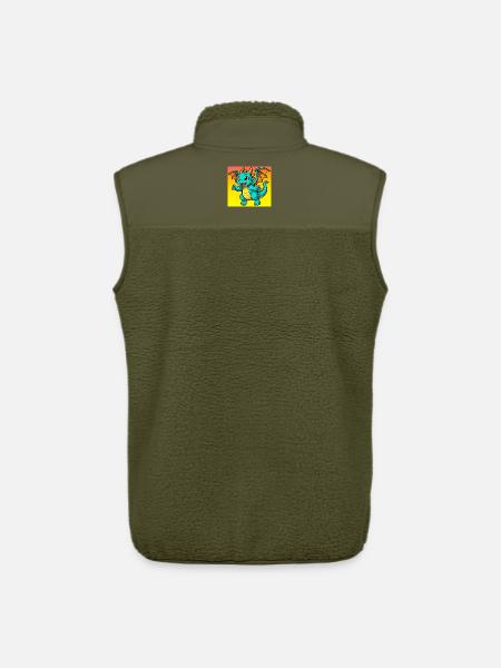 dragon - Unisex Sherpa Gilet by Stanley/Stella - khaki