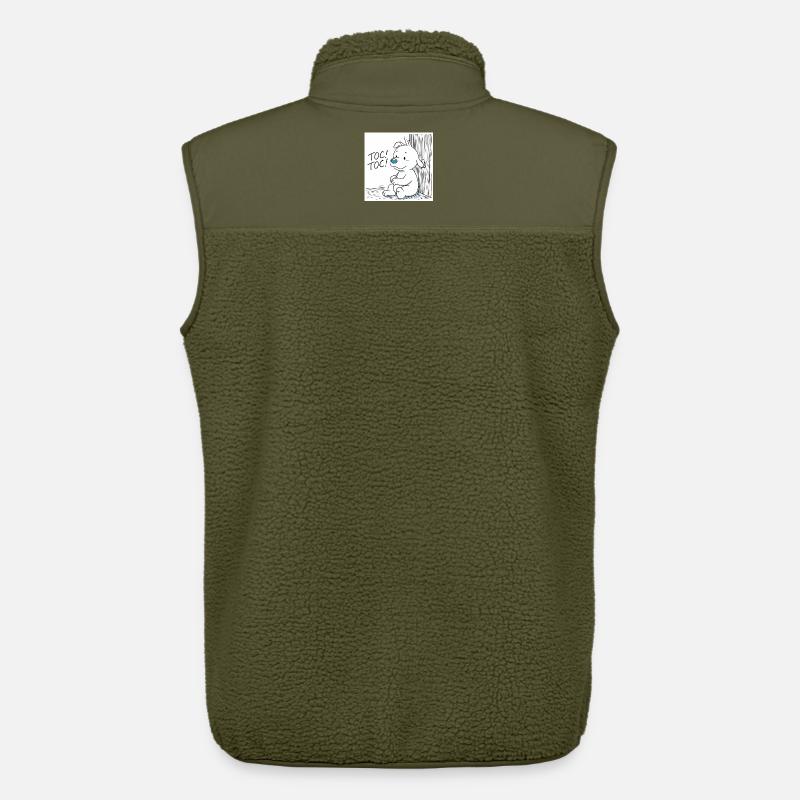 Idéfix Frappe Toc Toc Toc - Unisex Sherpaweste von Stanley/Stella - Khaki