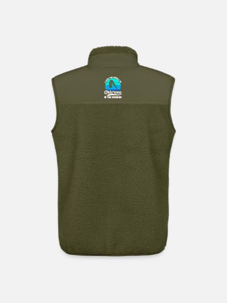 Diving diving board - Unisex Sherpa Gilet by Stanley/Stella - khaki