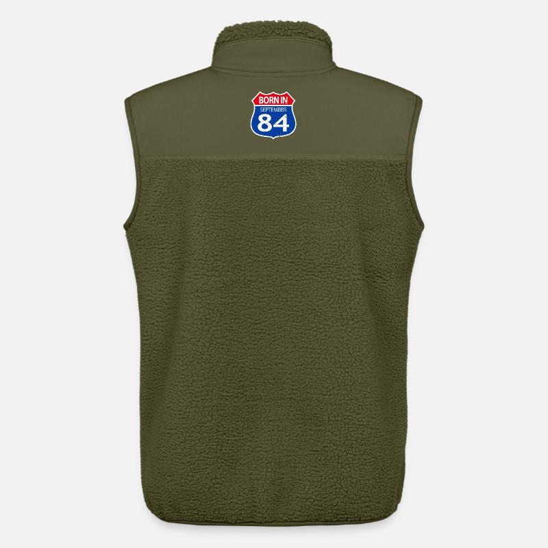 Born_in_September_84 - Unisex Sherpaweste von Stanley/Stella - Khaki
