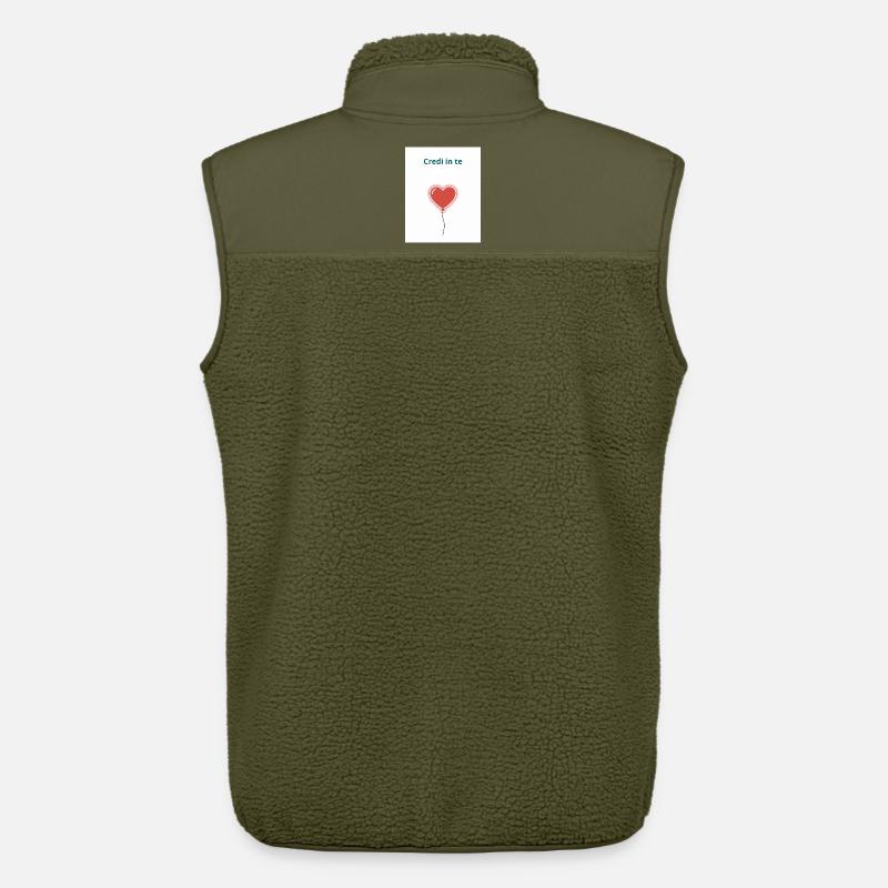 Glaube an dich selbst - Unisex Sherpaweste von Stanley/Stella - Khaki