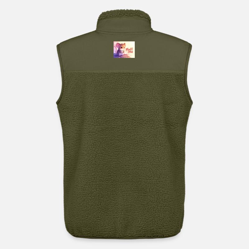 Maus Fluff me - Unisex Sherpaweste von Stanley/Stella - Khaki