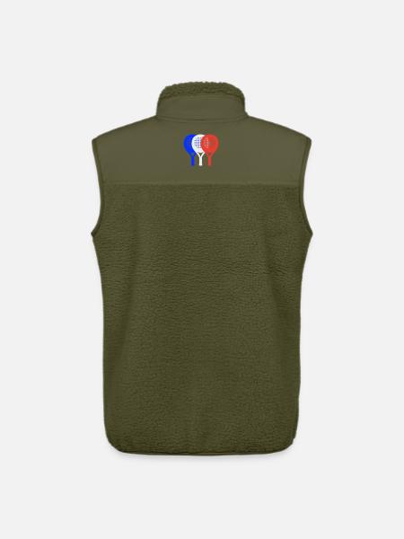 Padel-Frankreich2 - Unisex Sherpaweste von Stanley/Stella - Khaki