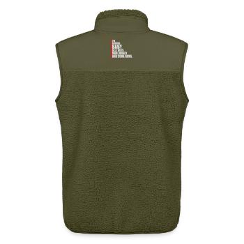 I'm Boring Baby All I Do Is Make Money Come Home - Unisex Sherpaweste von Stanley/Stella - Khaki - Hinten - AI Model Male 178 light (178cm)