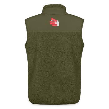 Baseball Season Is The Best Season Fan Game Sports - Unisex Sherpa Gilet by Stanley/Stella - khaki - Back - AI Model Male 178 light (178cm)