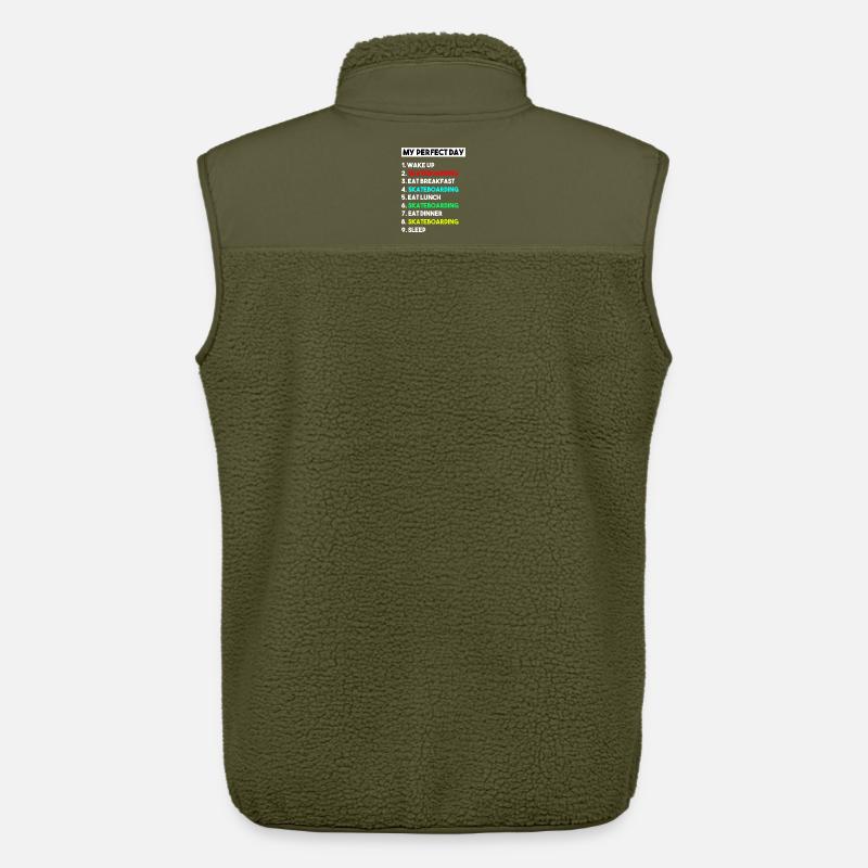 Mein perfektes Skateboard-Routine-Design - Unisex Sherpaweste von Stanley/Stella - Khaki