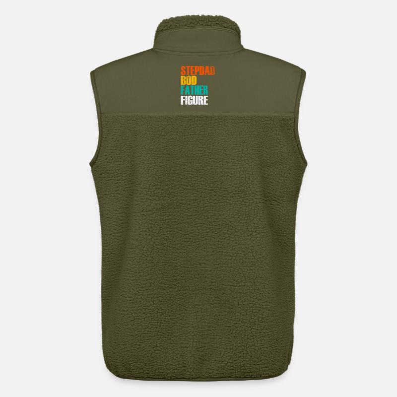Stepdad Bod Father Figure Gradient - Unisex Sherpaweste von Stanley/Stella - Khaki