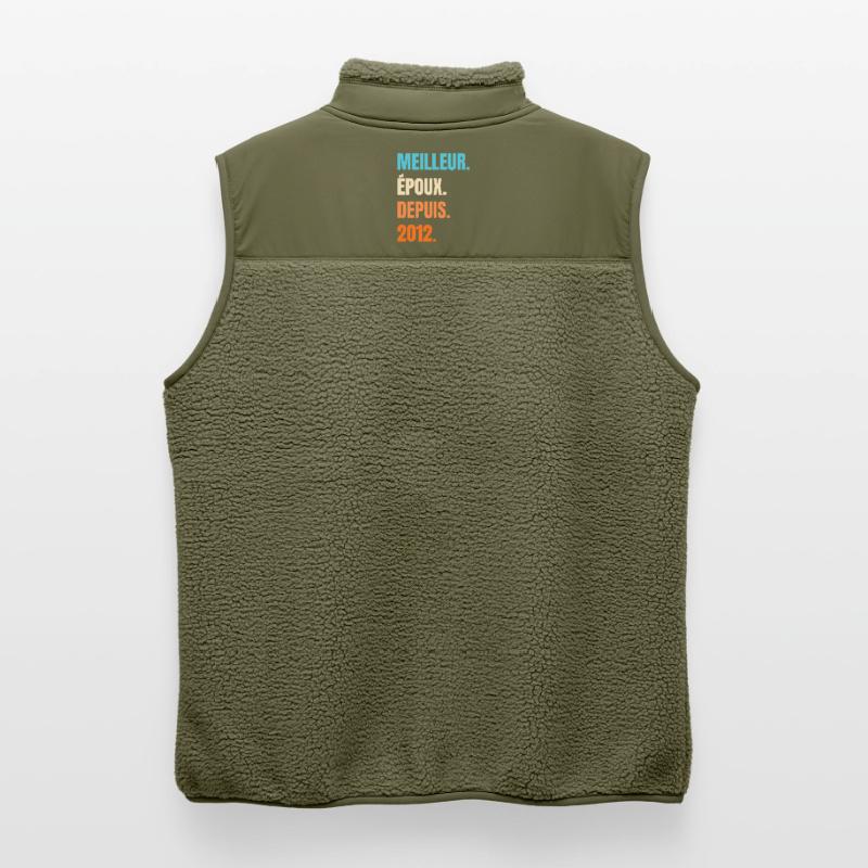 Bester Ehemann seit 2012 Geschenk-Ehemann Unisex Sherpaweste von Stanley/Stella