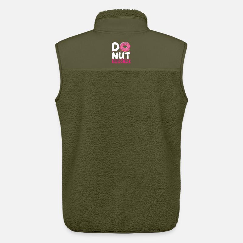 Restauration rapide en donuts - Veste sans manches sherpa unisexe Stanley/Stella - kaki