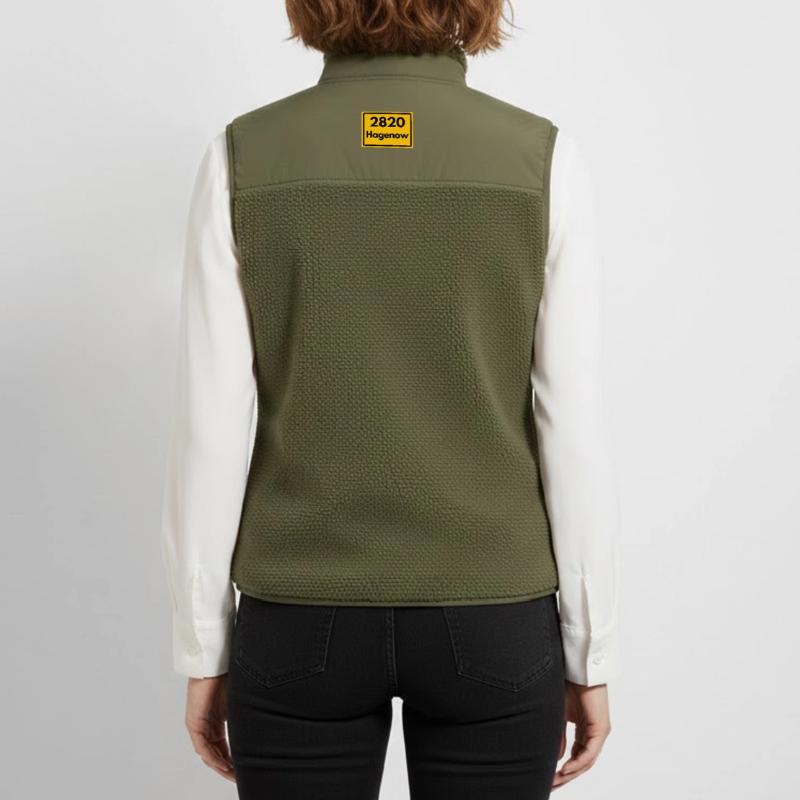 OLD POSTCODE POSTCODE RETRO 2820 HAGENOW HEIMAT Unisex Sherpa Gilet by Stanley/Stella