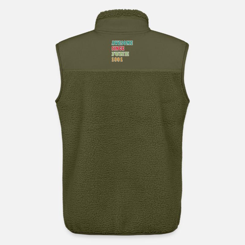 Awesome Seit Juni 1991 - Unisex Sherpaweste von Stanley/Stella - Khaki