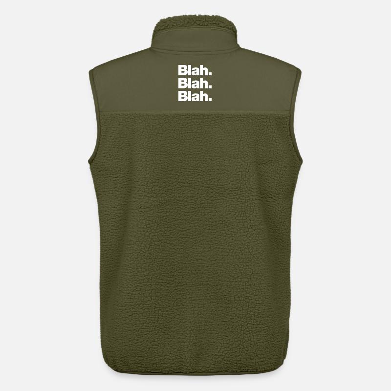 Blah. Blah. Blah - Unisex Sherpaweste von Stanley/Stella - Khaki