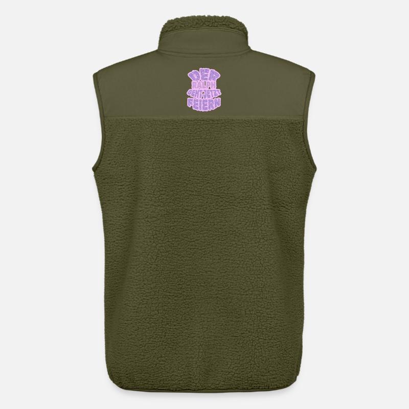 Dégueuler - Veste sans manches sherpa unisexe Stanley/Stella - kaki