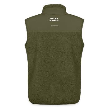 Gents_Dialect_T-shirt_Belgische_Streetwear - Unisex Sherpaweste von Stanley/Stella - Khaki - Hinten - AI Model Male 178 light (178cm)
