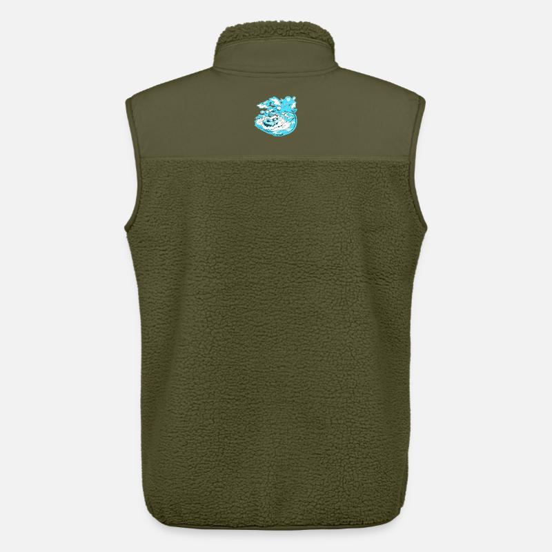 Eisbär-Surfer - Unisex Sherpaweste von Stanley/Stella - Khaki