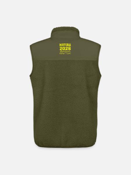 Matura 2026 Spruch - Unisex Sherpa Gilet by Stanley/Stella - khaki