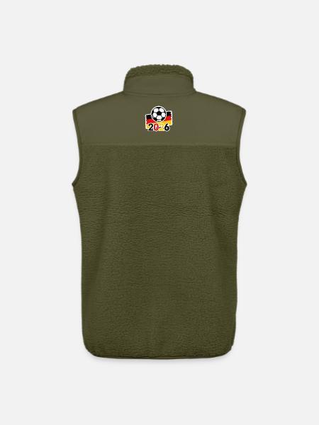 2026 Germany Flag - Unisex Sherpa Gilet by Stanley/Stella - khaki